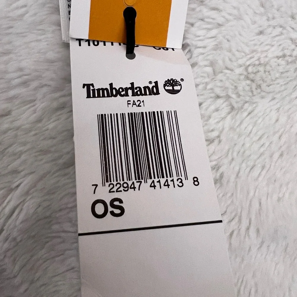 Timberland Grey Charcoal‎ Logo Knit Scarf T101114C Long Scarf New With Tags